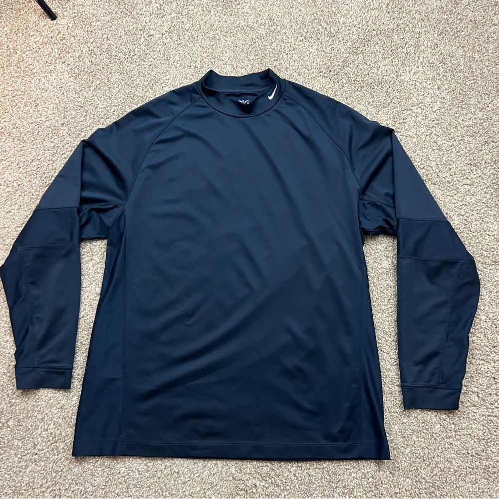 Vintage nike golf mock neck long sleeve men's L